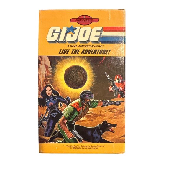 Vintage G.I. Joe Find Your Fate Adventure Books Set Of 6 1980s with box - Picture 3 of 8